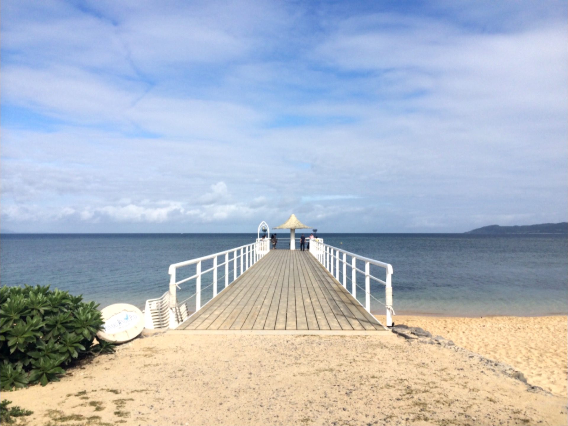 Angel pier at Fusaki Resort Village, Ishigaki island, Okinawa, JAPAN