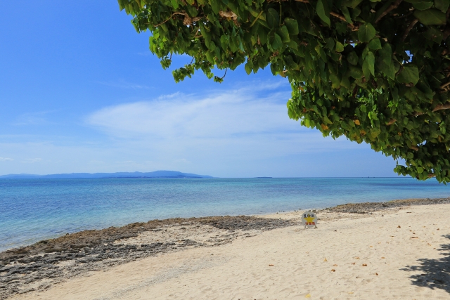 kaiji beach in taketomi, okinawa, Japan