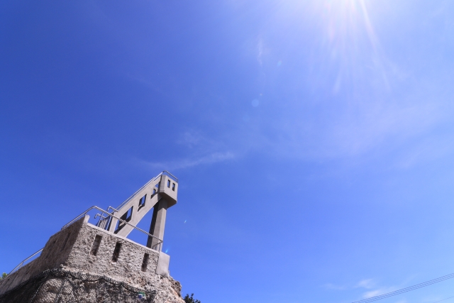 nagominoto tower in taketomi island, okinawa, Japan