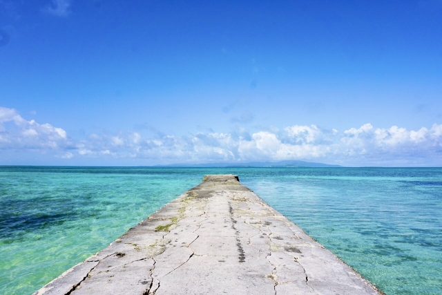 west pier taketomi island, okinawa, Japan