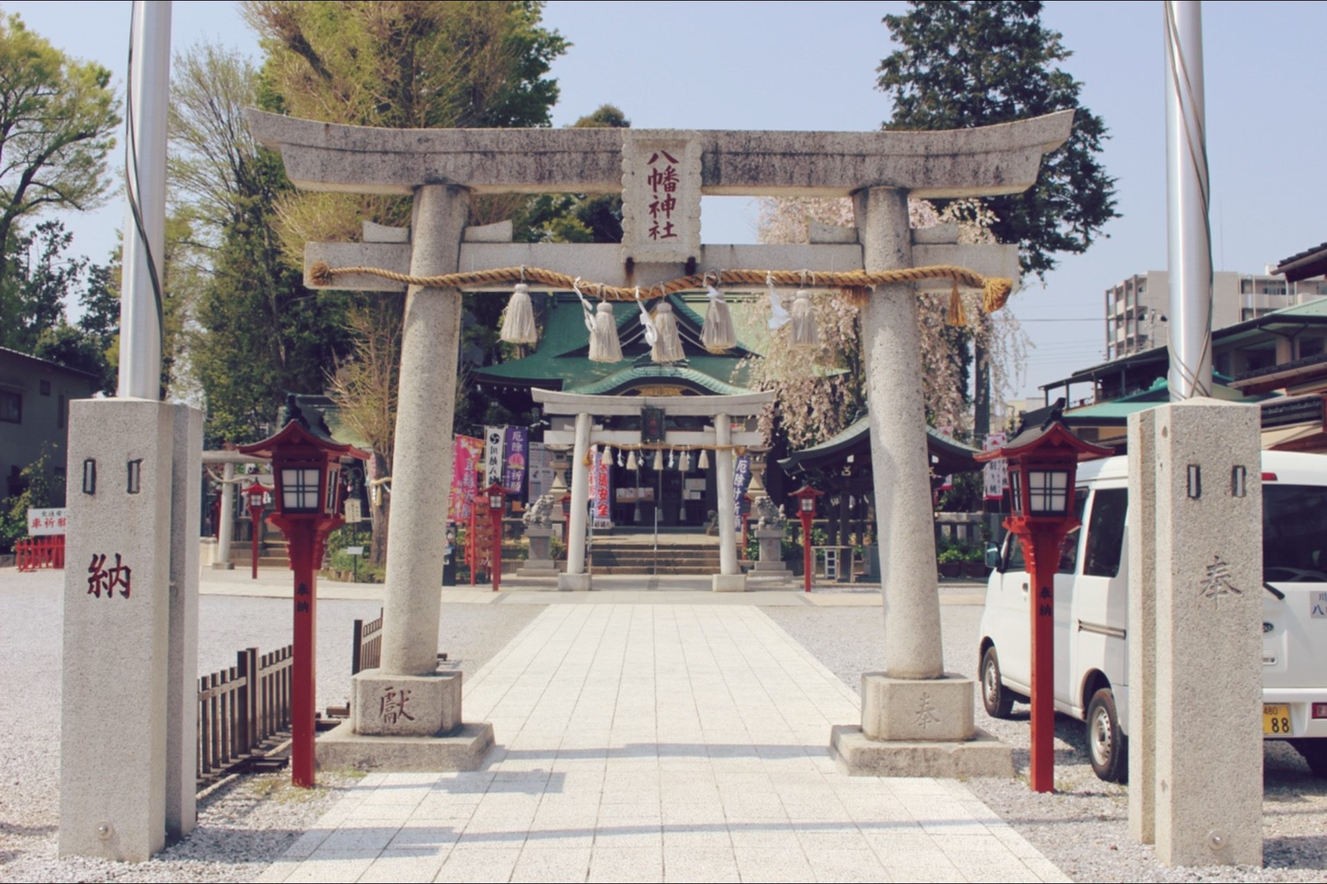 Kawagoe Hachimangu Shrine, Kawagoe, Saitama, Japan