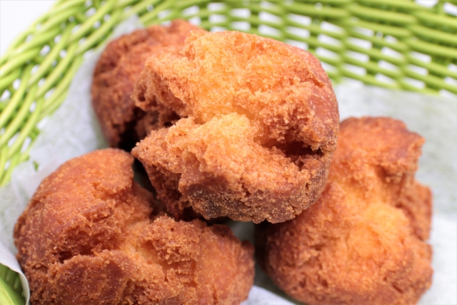 Sata Andagi / Okinawa style donut - signature food in Okinawa, Japan