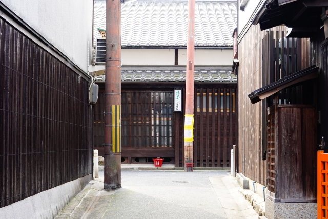 nara-machi in Nara, Japan