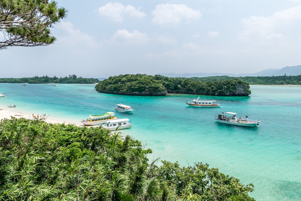 kabira wan, ishigaki island. Okinawa