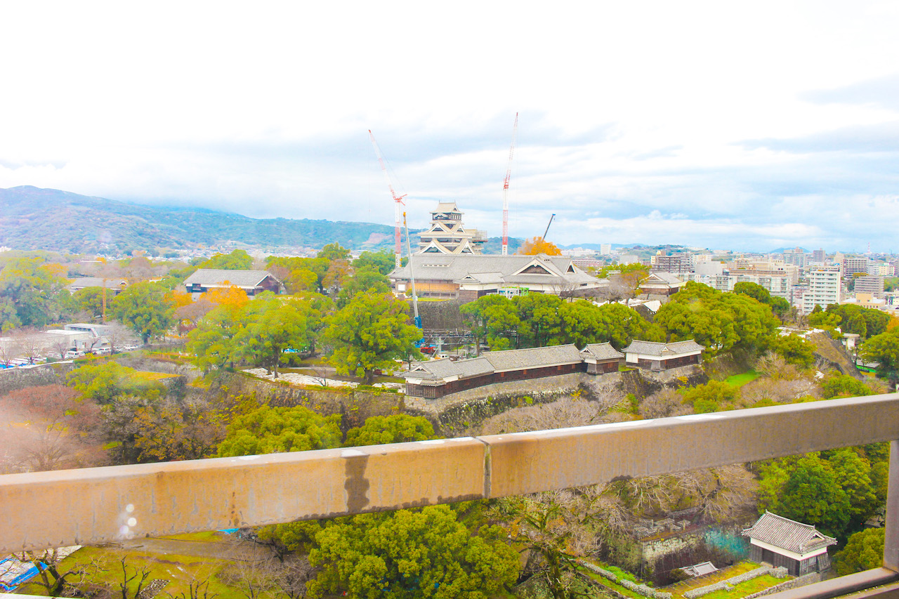 view from kumamoto cityhall, Kumamoto, Japan