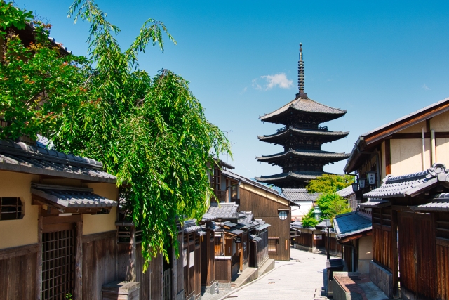 Yasaka area, Kyoto, Japan
