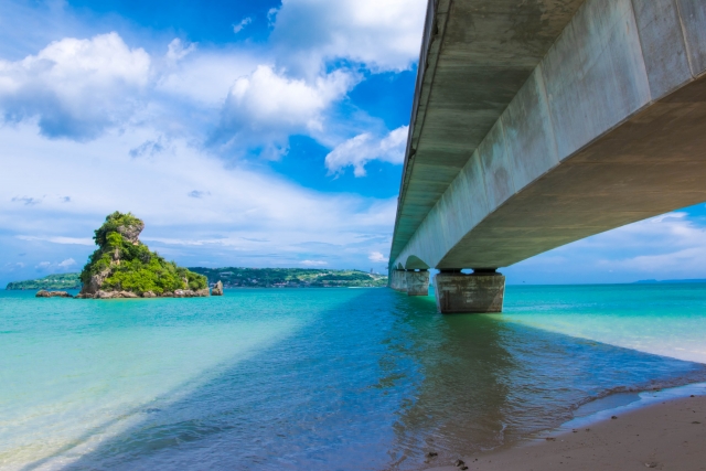 kouri island bridge, Okinawa
