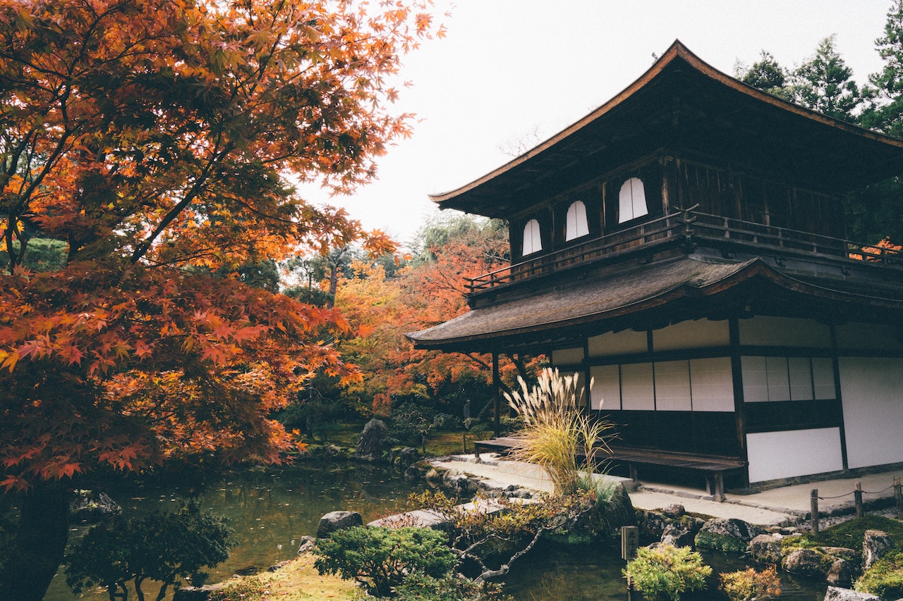 Ginkakuji temple, Kyoto, Japan