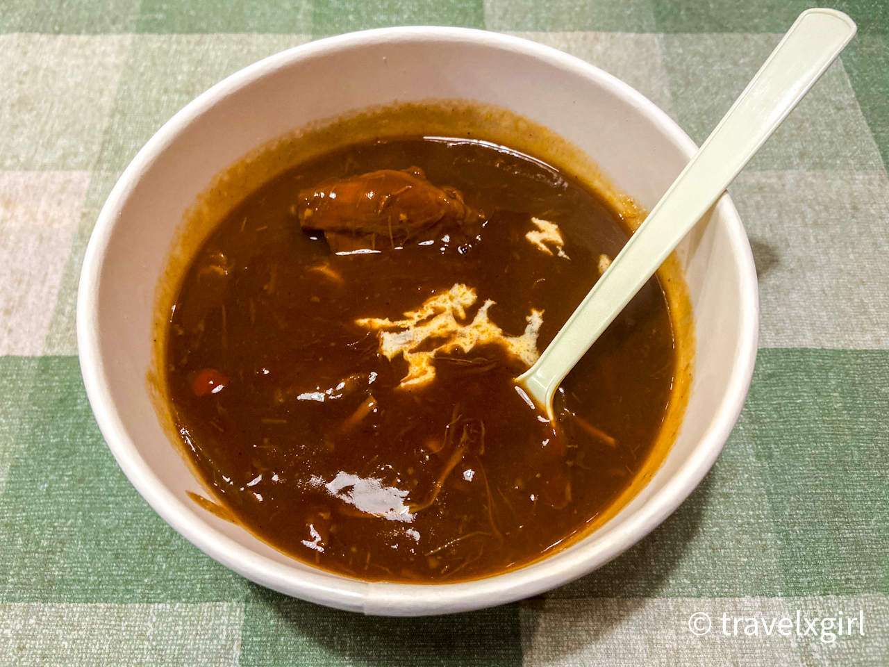 Boroichi Flea Market in Setagaya : food - beef tongue stew