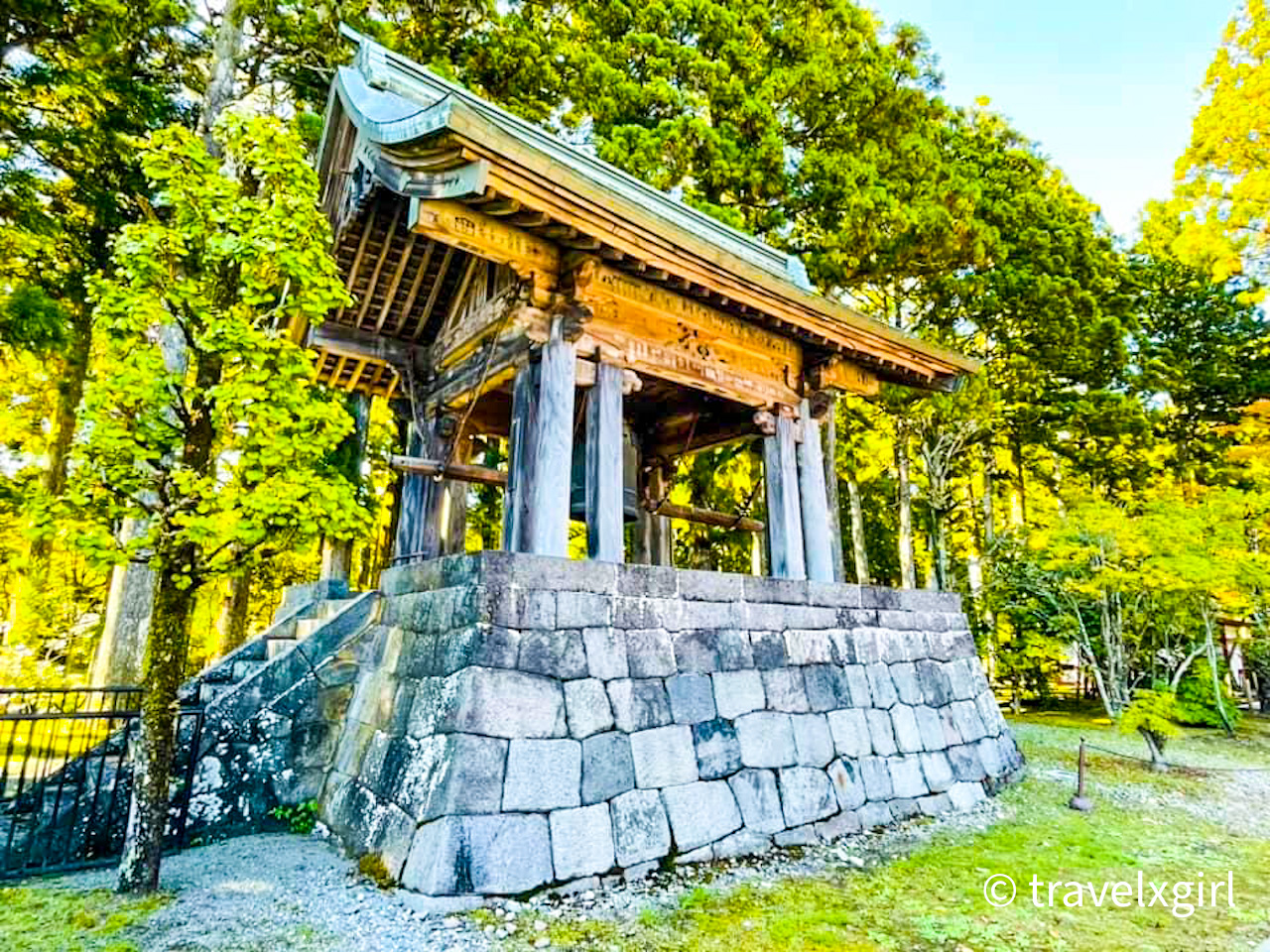 bell tower - rinnoji temple, nikko tochigi, Japan