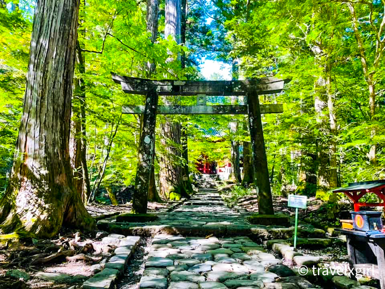 Luck testing gate - Takinoo Shrine, Nikko, Tochigi, Japan
