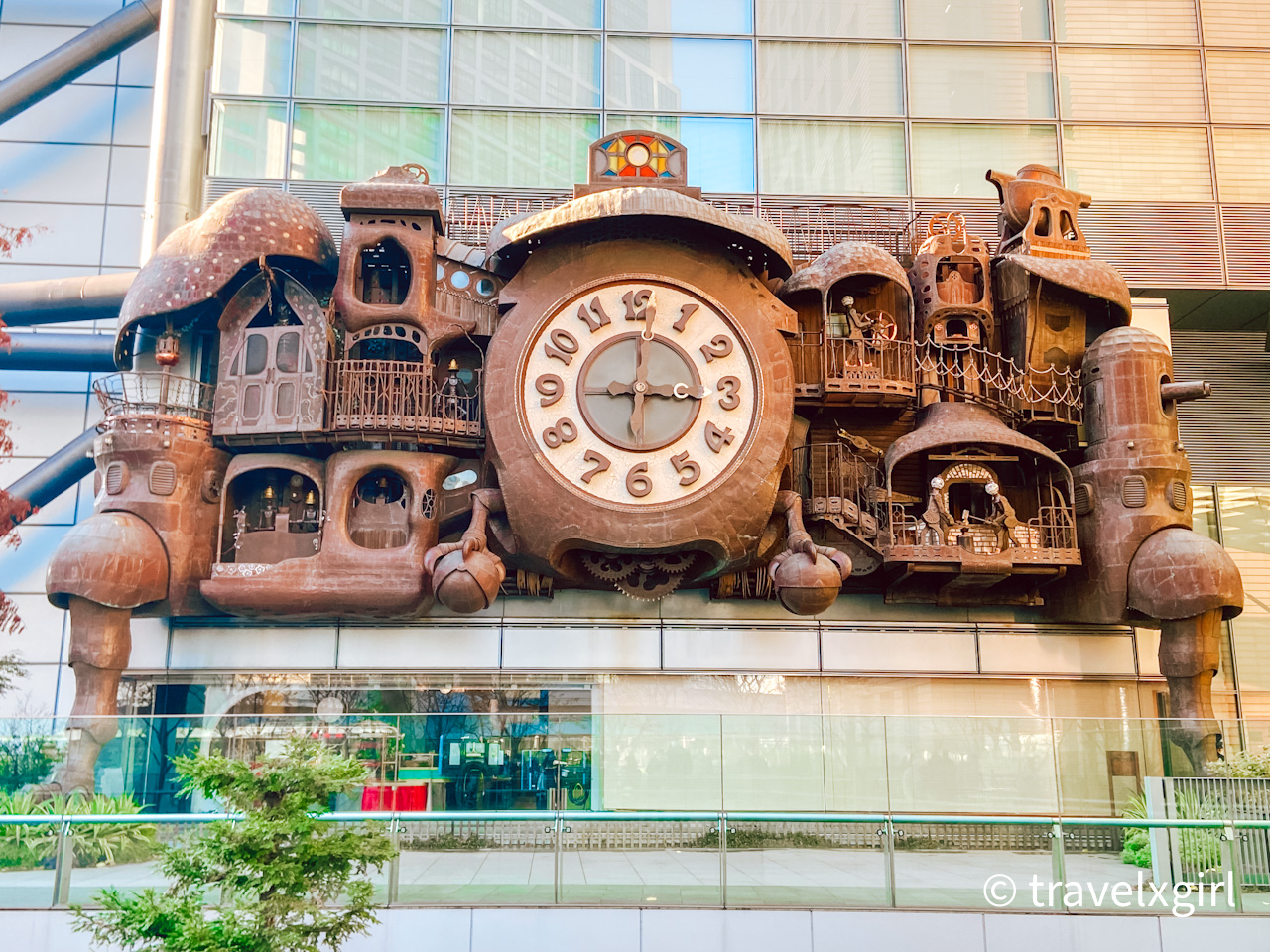 The Ghibli Clock designed by Hayao Miyazaki