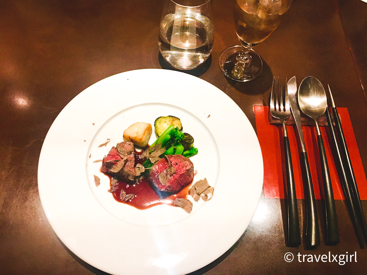 Dinner at CILQ - restaurant in Harajuku / Omotesando