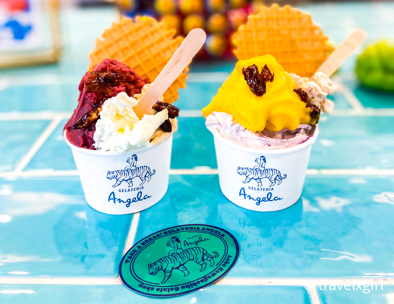 Gelato - Gelateria Angela : Lake Kawaguchiko area, Yamanashi