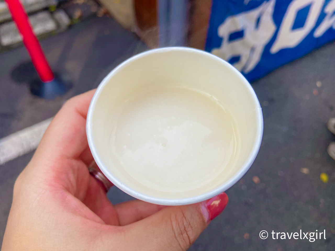 Amazake : Boroichi Flea Market - Famous food
