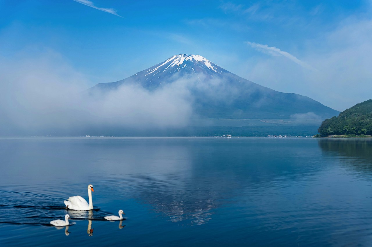 Lake Yamanakako, Yamanashi, Japan