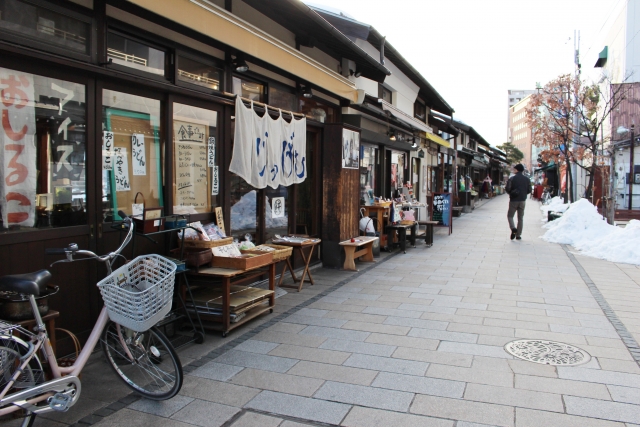 Nawate Street, Matsumoto, Nagano, Japan