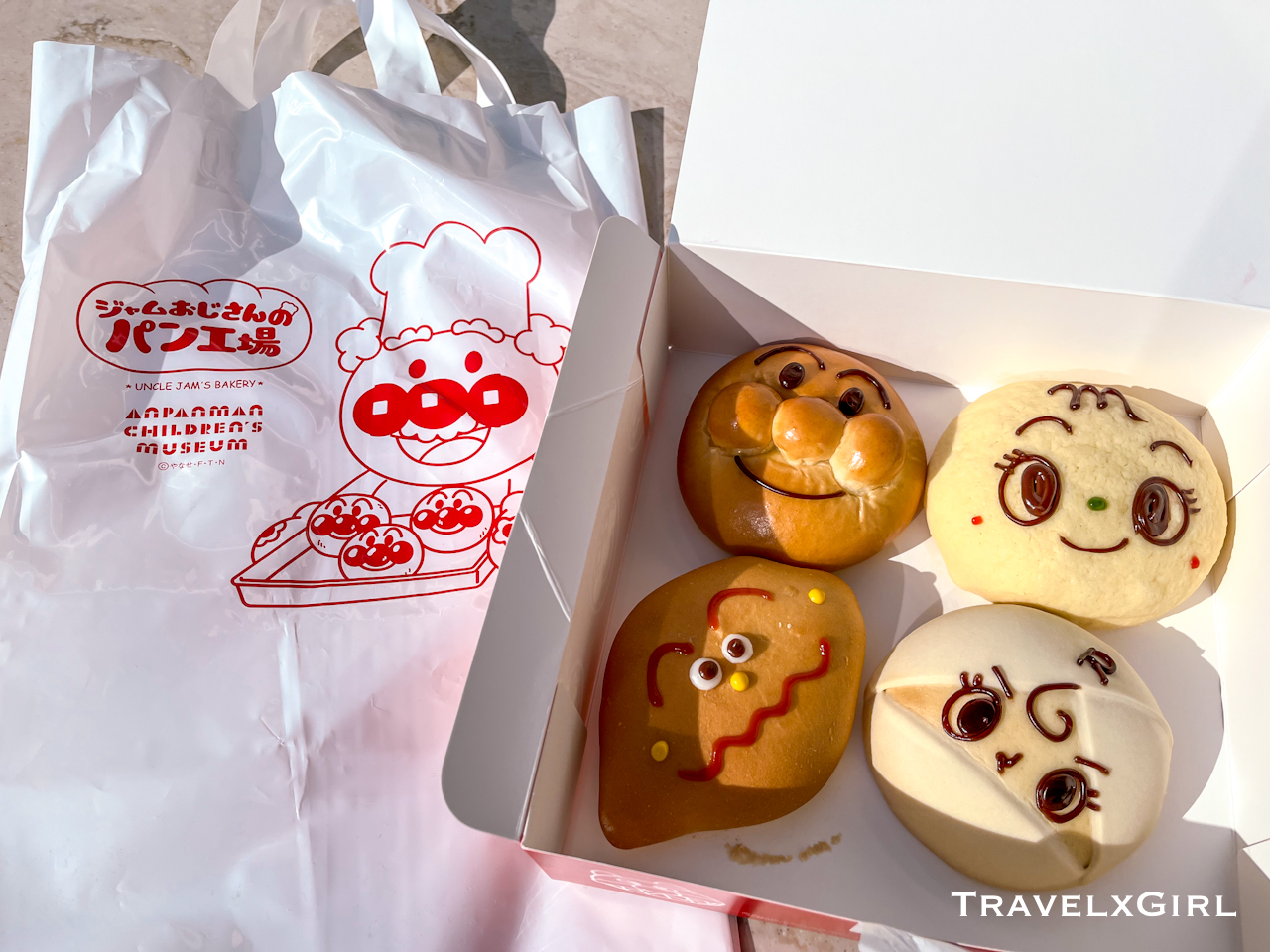 Anpanman Breads from Uncle Jam's Bread Factory -  Anpanman Museum Yokohama