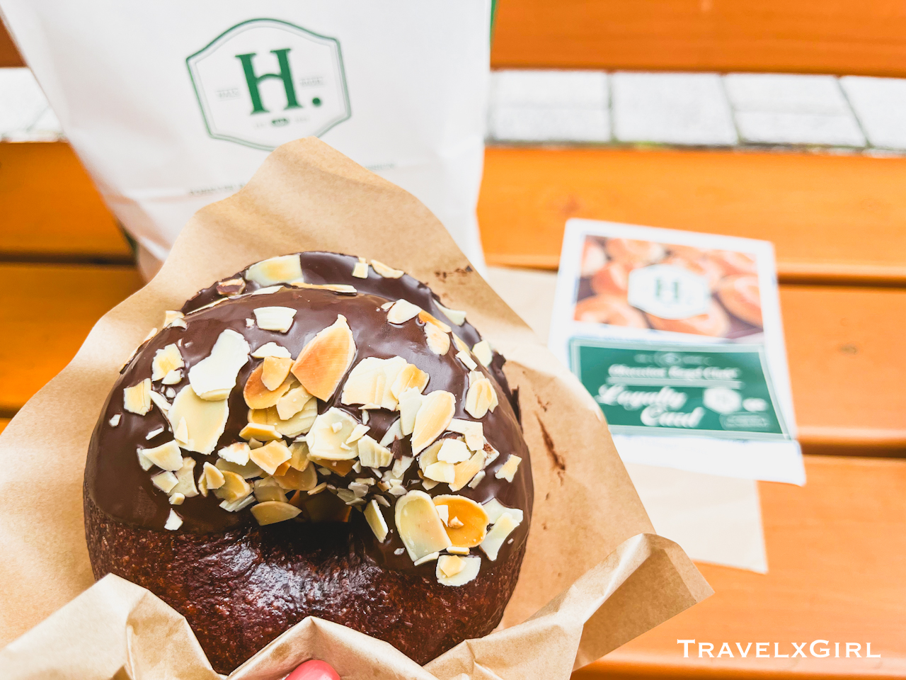 Chocolate bagel, from HAL's bagel Jiyugaoka