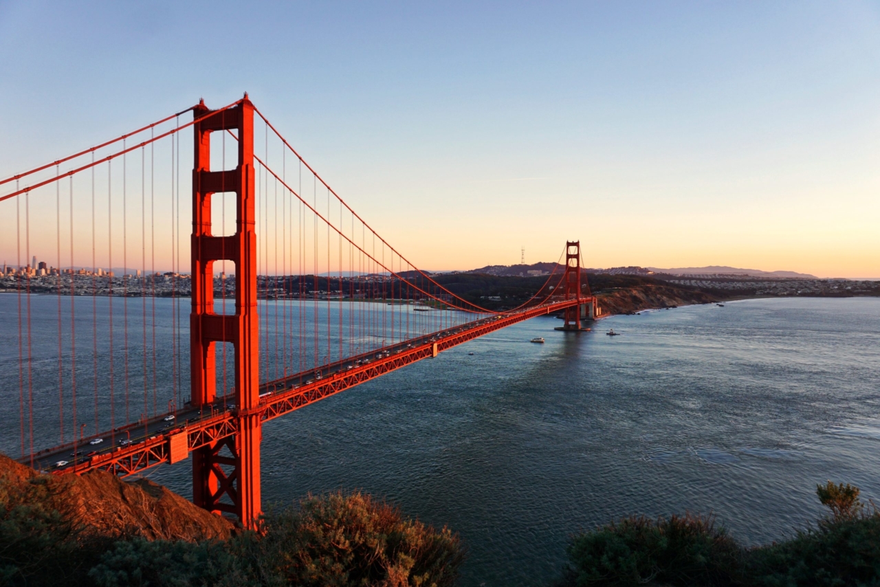 サンフランシスコ観光おすすめスポット：ゴールデンゲートブリッジ